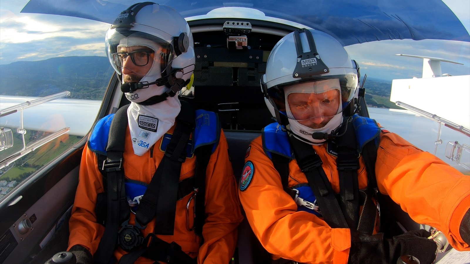 H2Fly-Team beim Testflug