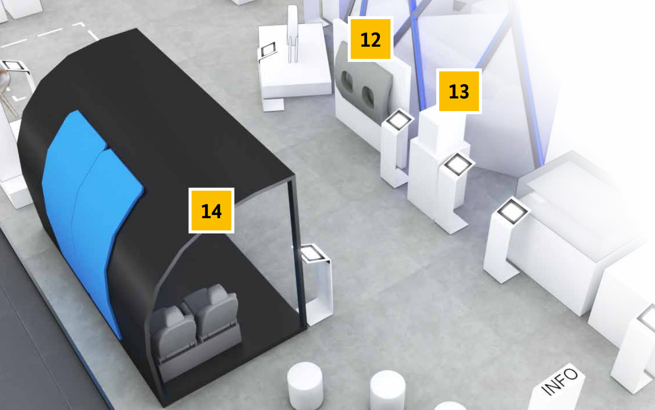 Themenbereich Kabine auf der ILA 2024